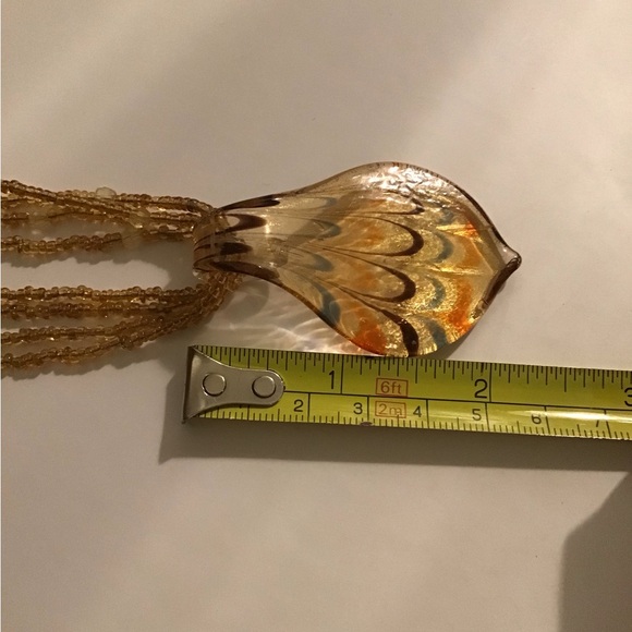 MURANO GLASS PENDANT NECKLACE - Picture 7 of 8